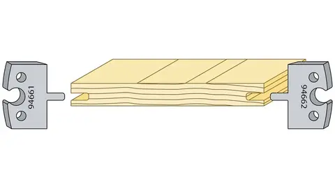Vekselpanel rett kant Norsk Standard