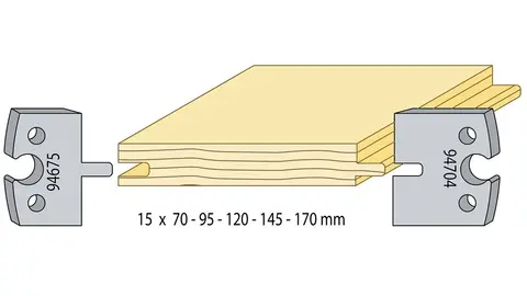 Glattpanel med underh&#248;vling 15mm