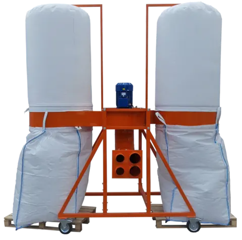 Wirex sponavsug Dobbel Bigbag, 7,5 kW