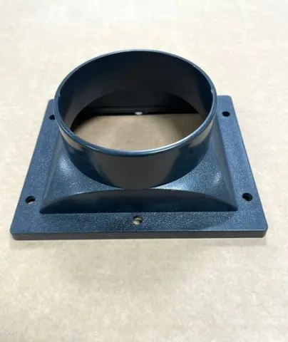 Firkantflens overgang &#216;125mm