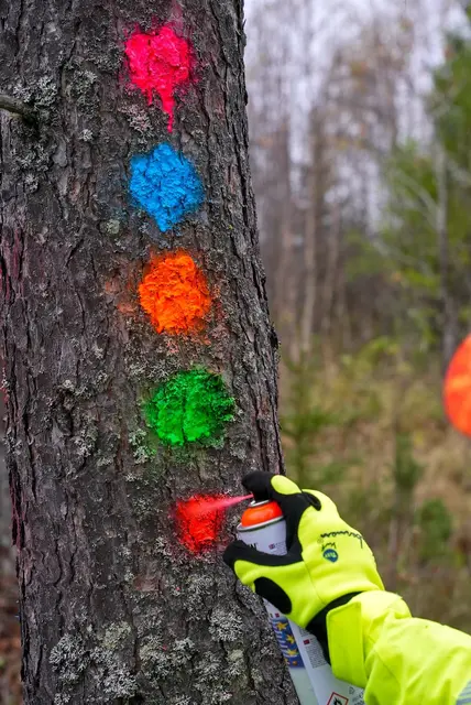 Distein merkespray Neon Lyseblå 