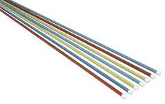 Grensestolpe glassfiber 180cm,  20pk,  gul