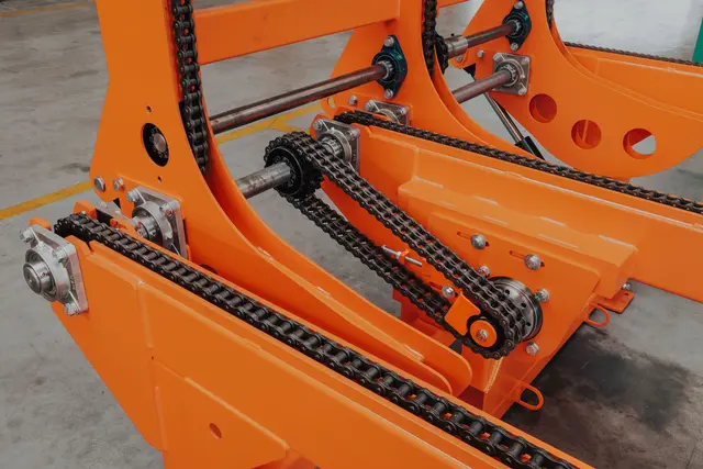 Wirex Lasterampe HD 6m stokklengde Stokkmagasin 4 m. Kjededrift på armer 