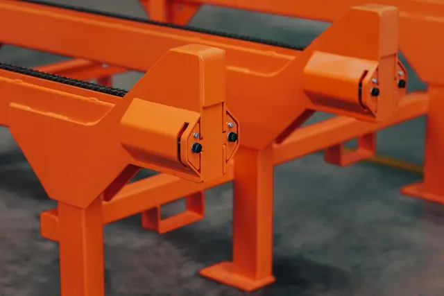 Wirex Lasterampe HD 6m stokklengde Stokkmagasin 4 m. Kjededrift på armer 