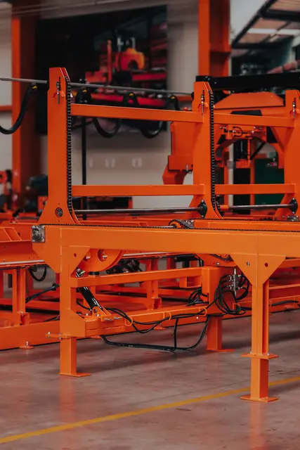 Wirex Lasterampe HD Bred 10m stokklengde Stokkmagasin 4 m. Kjededrift på armer 