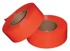 Merkebånd neon vinyl 25mm, 144pk, Neon/Oransje