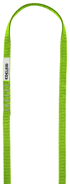 Edelrid Tech Web Båndslynge Neongrønn, 60cm, 30g. 