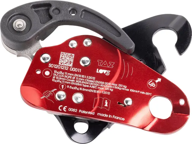 TAZ Lov 3 Descender EN 12842 Rød 