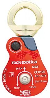 Rock Exotica Omni Block Svivel Pulley 1,5"