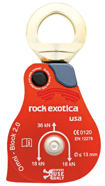 Rock Exotica Omni Block Svivel Pulley | Arborist | Norlog AS