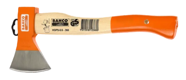 Bahco campingøks buet skaft i ask 38cm, 0,9kg 