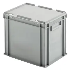Plastboks med lokk 29L 400x300x320mm, 2110g