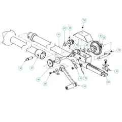 Svedbro Stalpen trefeller, reservedeler pos.35