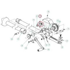 Svedbro Stalpen trefeller, reservedeler pos.35