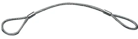 Vaierstroppe med &#248;gle &#216;10mm