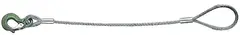 Vaierstropp med øgle + Sika krok Ø12mm, 1m