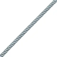 Vinsjvaier stål 6x26 Ø10mm, 50m