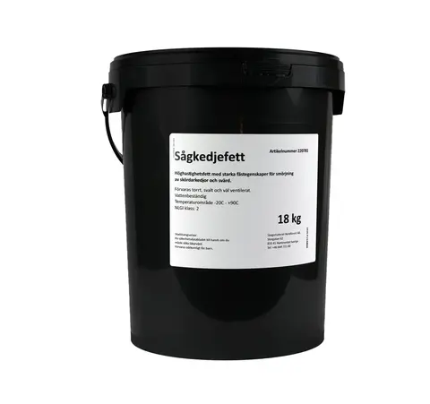 Sagkjedefett 18kg -20C - +90C