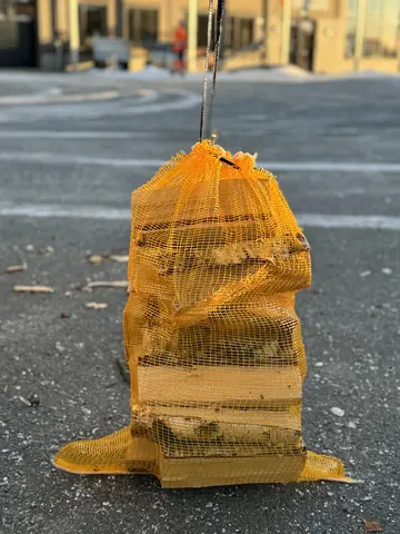 Nordforest vedsekk 60L, 50stk