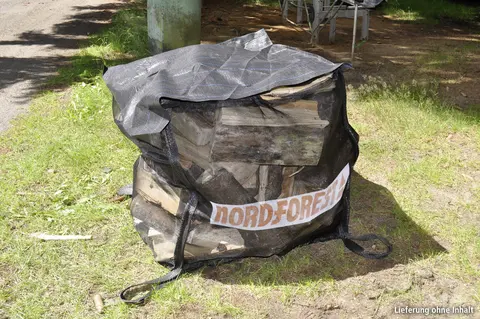 Nordforest MAx Air vedsekk med lokk 1000L, 1300L eller 2000L