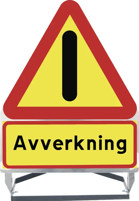 Varselskilt - Avvirking | Skogsutstyr | Norlog AS