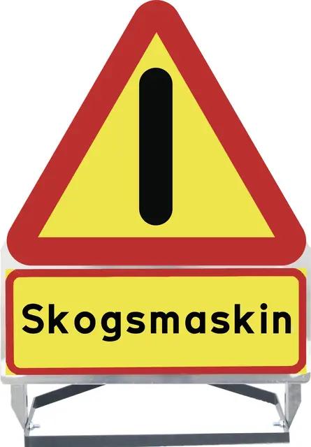 Varselskilt - Skogsmaskin | Skogsutstyr | Norlog AS