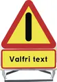 Varselskilt - Valgfri tekst Tekst: VILTULYKKE