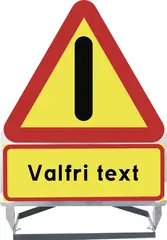 Varselskilt - Valgfri tekst