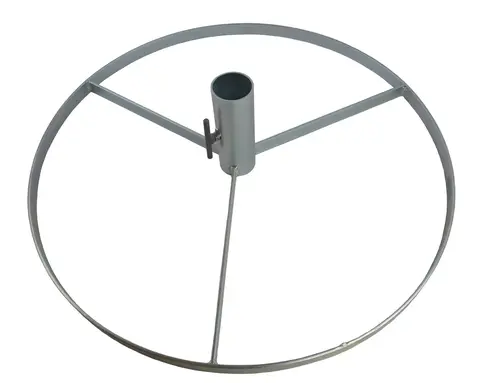 Stolpefot med galvanisert ring &#216;60mm