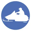 Ledskilt - sn&#248;scooter rundt