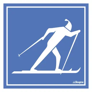 Ledskilt - skispor