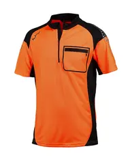 Timbermen Funksjonstrøye Kortermet Oransje/svart, M