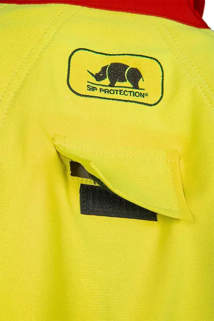 SIP Sagvernsjakke kl1 med varselkl 2 Gul/Rød, Str 2XL. 