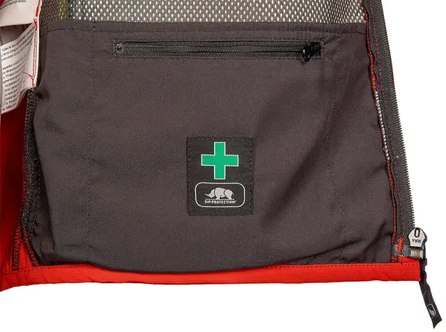 SIP Sagvernsjakke kl1 med varselkl 2 Gul/Rød, Str 2XL. 