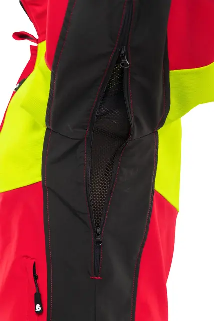 Profiforest Skogsjakke Rød/gul, L 