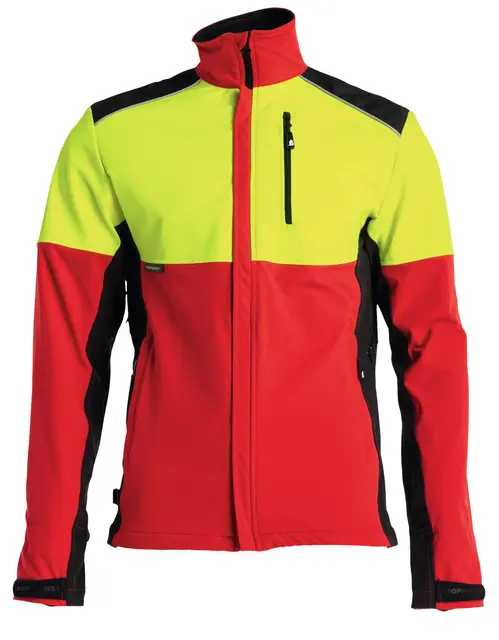 Profiforest Skogsjakke Rød/gul, 4XL 
