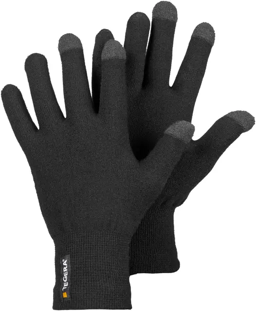 Tegera 4640 Innerhansker Svart, 6 
