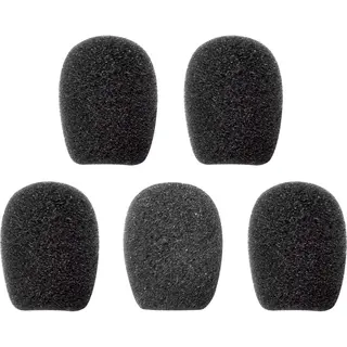 Skumgummibeskyttelse til mikrofon. 5-pk