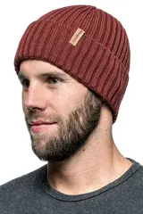 Woolpower Beanie Rib Lue Vinrød