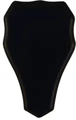 Trof&#233;skjold r&#229;dyr m&#248;rk eik, 23x14cm