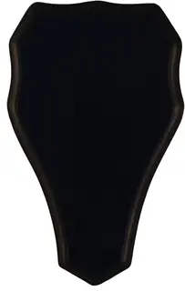 Troféskjold rådyr mørk eik, 23x14cm