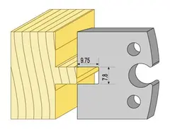 Kutterstål 94325  HSS 7,8mm fjær