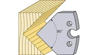 Kutterst&#229;l 95068 HSS&#160;8-kantet s&#248;yle 45gr