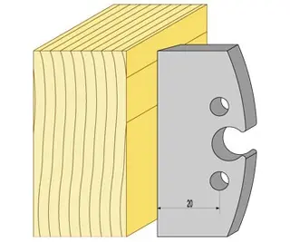 Kutterstål 9600-20 HSS