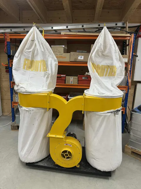 Frontier DC3 3-fas sponavsug 2,2kW med slanger og koblinger 