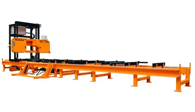 Demo, Wirex ZM1000 Båndsagbruk 9,8m, 16,2kw, 600mm bandhjul 