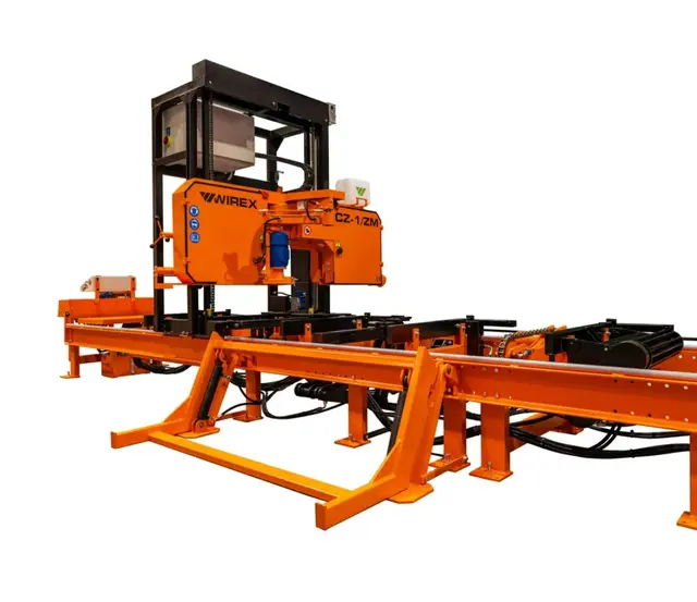 Demo, Wirex ZM1000 Båndsagbruk 9,8m, 16,2kw, 600mm bandhjul 