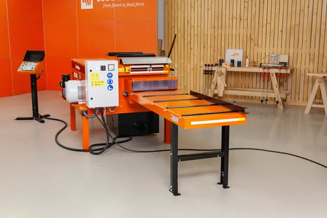 WM EG350 Kantverk, 2 blad 22 kW elmotor, 2-20min 