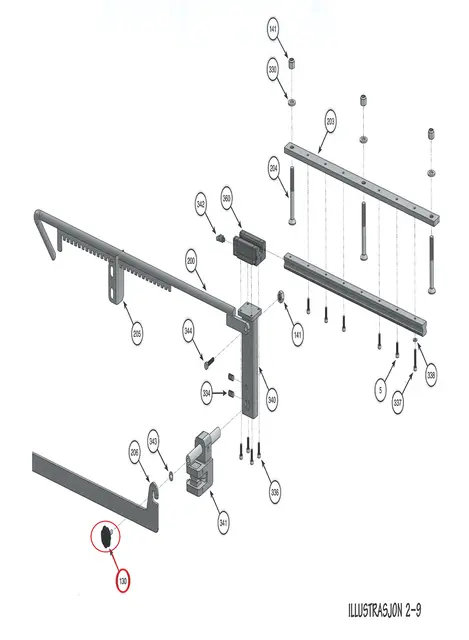 Skrue - M6x16. pos.130 | Sagbrukstilbehør | Norlog AS