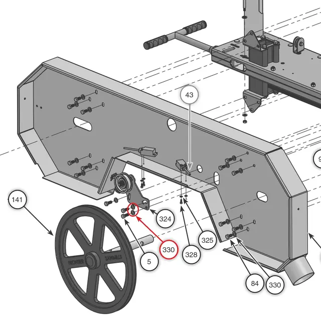 Skive M10 flat. pos.330 | Sagbrukstilbehør | Norlog AS